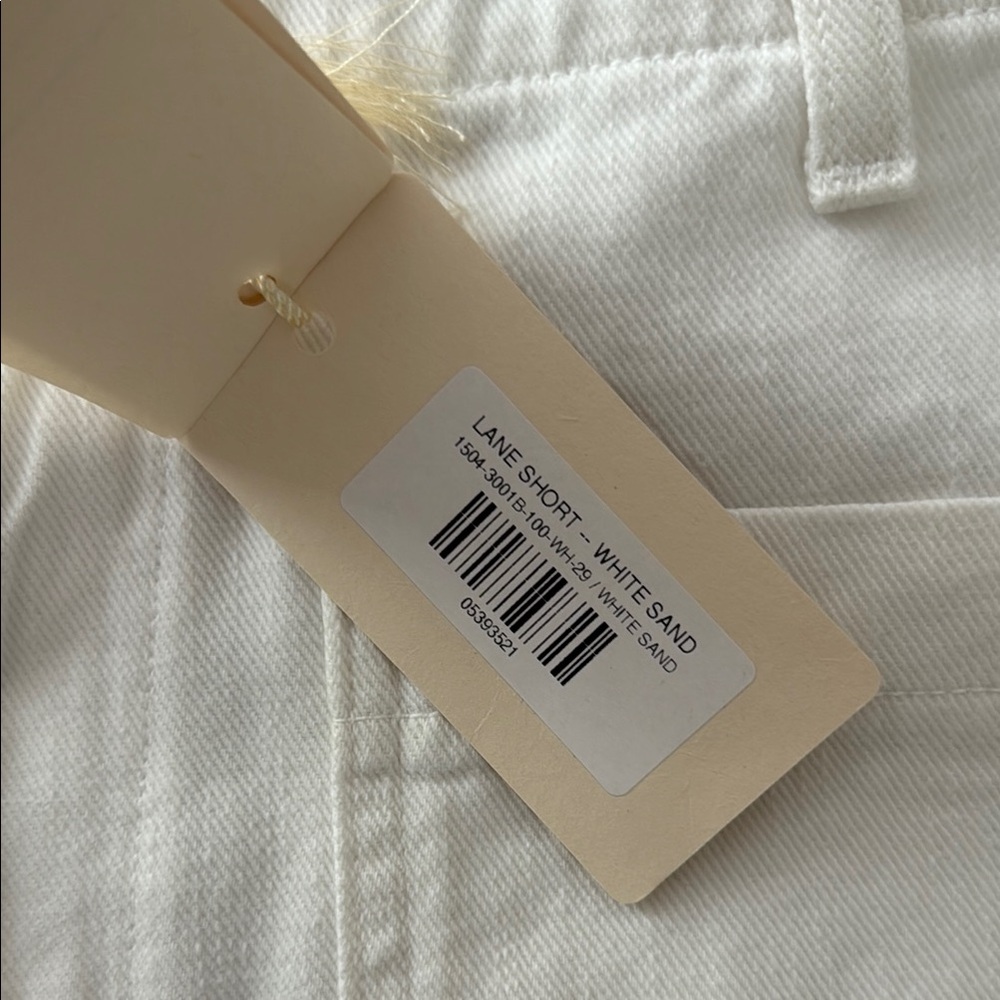 NWT- DÔEN Lane Short in White Sand - Picture 2 of 6